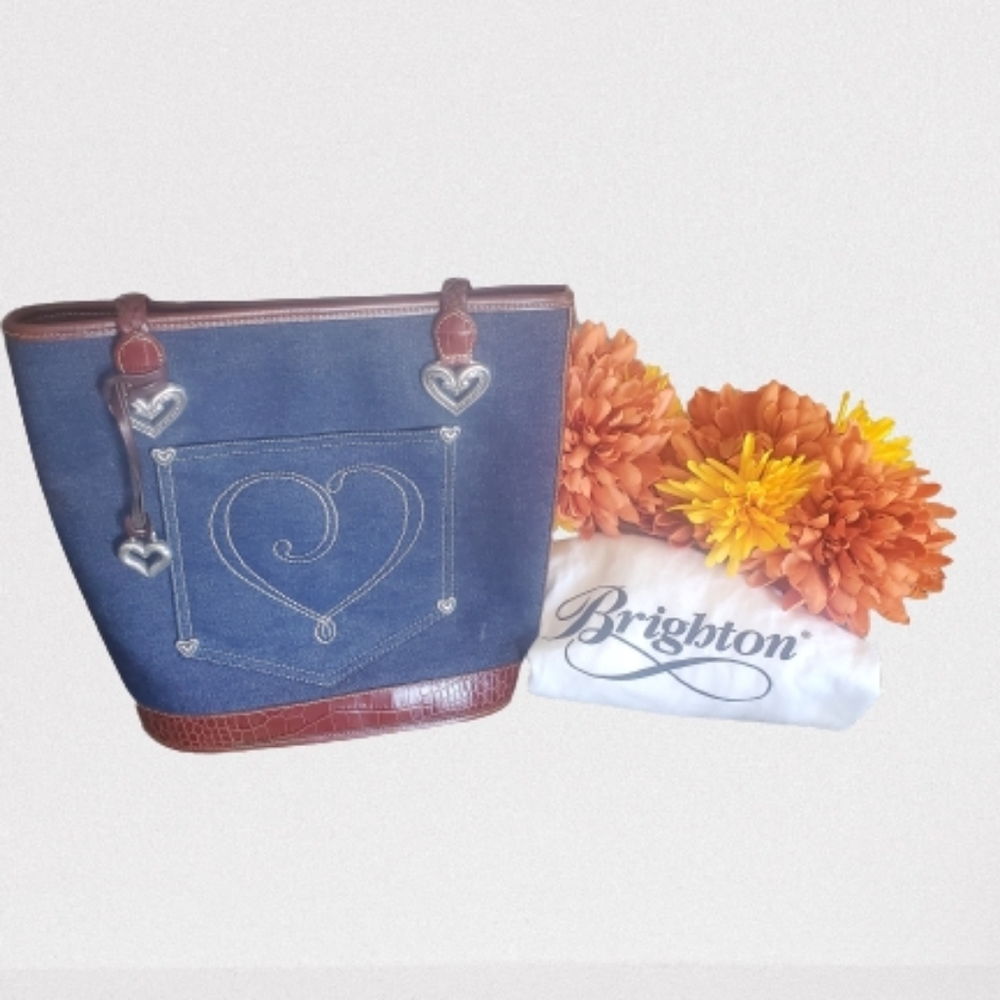 Vintage Brighton Collectable Denim Purse